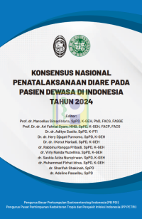 Image of Ebook : Konsensus Nasional Penatalaksanaan Diare Pada Pasien Dewasa Di Indonesia Tahun 2024