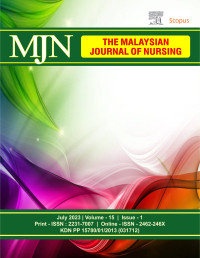 Jurnal Internasional : MJN The Malaysian Journal of Nursing