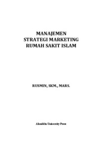 ebook ARS: Manajemen Strategi Marketing Rumah Sakit Islam
