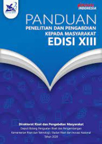 Panduan Pelaksanaan Penelitian & Pengabdian Kepada Masyarakat Edisi XIII
