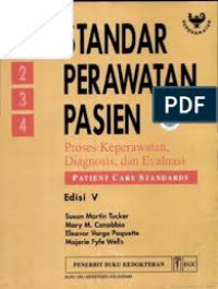 KMB: Standar Perawatan Pasien (Proses Keperawatan, Diagnosis & Evaluasi) Edisi V Vol.4
