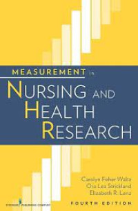 Measurement : Nursing and Health Research Fourth Edition