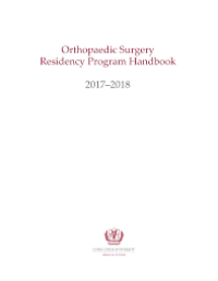 Ebook Ortopedi : Orthopaedic Surgery Residency Program Handbook