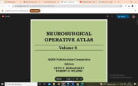Ebook Neurologi : Neurosurgical Operative Atlas ; AANS Publications Committe Vol.6