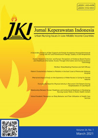 Jurnal Nasional : Jurnal Keperawatan Indonesia Vol.24 No.1