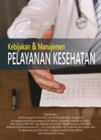ebook ARS : Kebijakan dan Manajemen Pelayanan Kesehatan