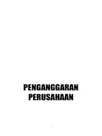 ebook ARS: Penganggaran Perusahaan