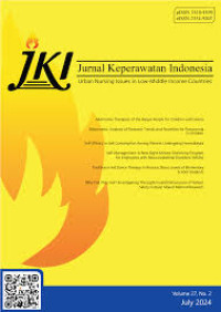 Jurnal Nasional : Jurnal Keperawatan Indonesia Vol 27, No.2 July 2024