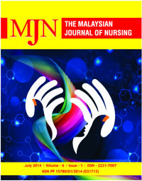 Image of Jurnal MJN : The Malaysian Journal Of Nursing Volume 6 - Issue 1