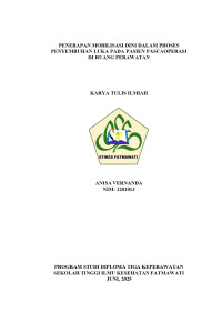 Image of KTI KMB : Penerapan Monbilisasi Dini Dalam Proses Penyembuhan Luka Pada Pasien Pascaoperasi Di Ruang Perawatan