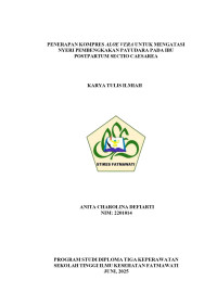 Image of KTI MAterntas : Penerapan Kompres Aloe Vera Untuk Mengatasi Nyeri Pembengkakan Payudara Pada Ibu Postpartum Sectio Caesarea
