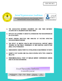 Image of Jurnal Nasional : Jurnal Keperawatan Soedirman Vol.16 No.3