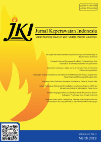 Image of Jurnal Nasional : Jurnal Keperawatan Indonesia Vol.22 No.1