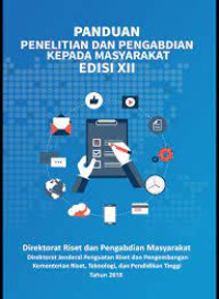 Image of Panduan Pelaksanaan Penelitian & Pengabdian Kepada Masyarakat Edisi XII Edisi Revisi 2019