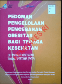Image of Ebook : Pedoman Pengelolaan Pencegahan Obesitas Bagi Tenaga Kesehatan