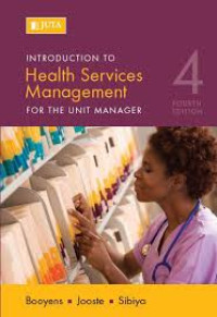 Image of Introduction to Health Services Management for The Unit Manager Fourth Ed